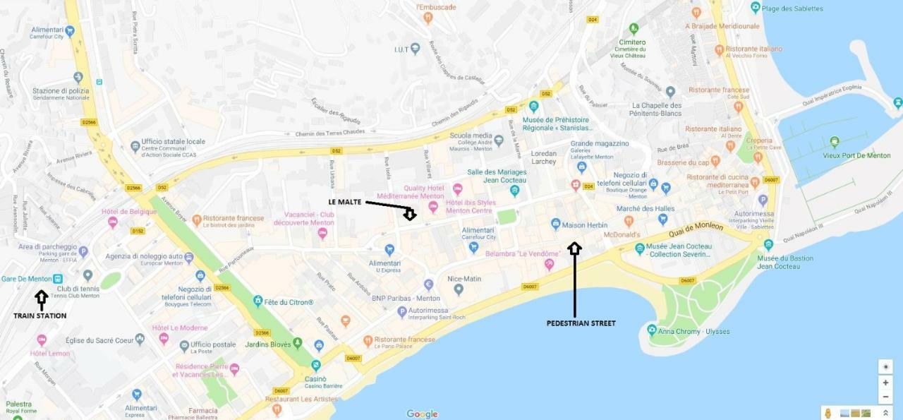 Le Malte Apartment Menton Exterior foto